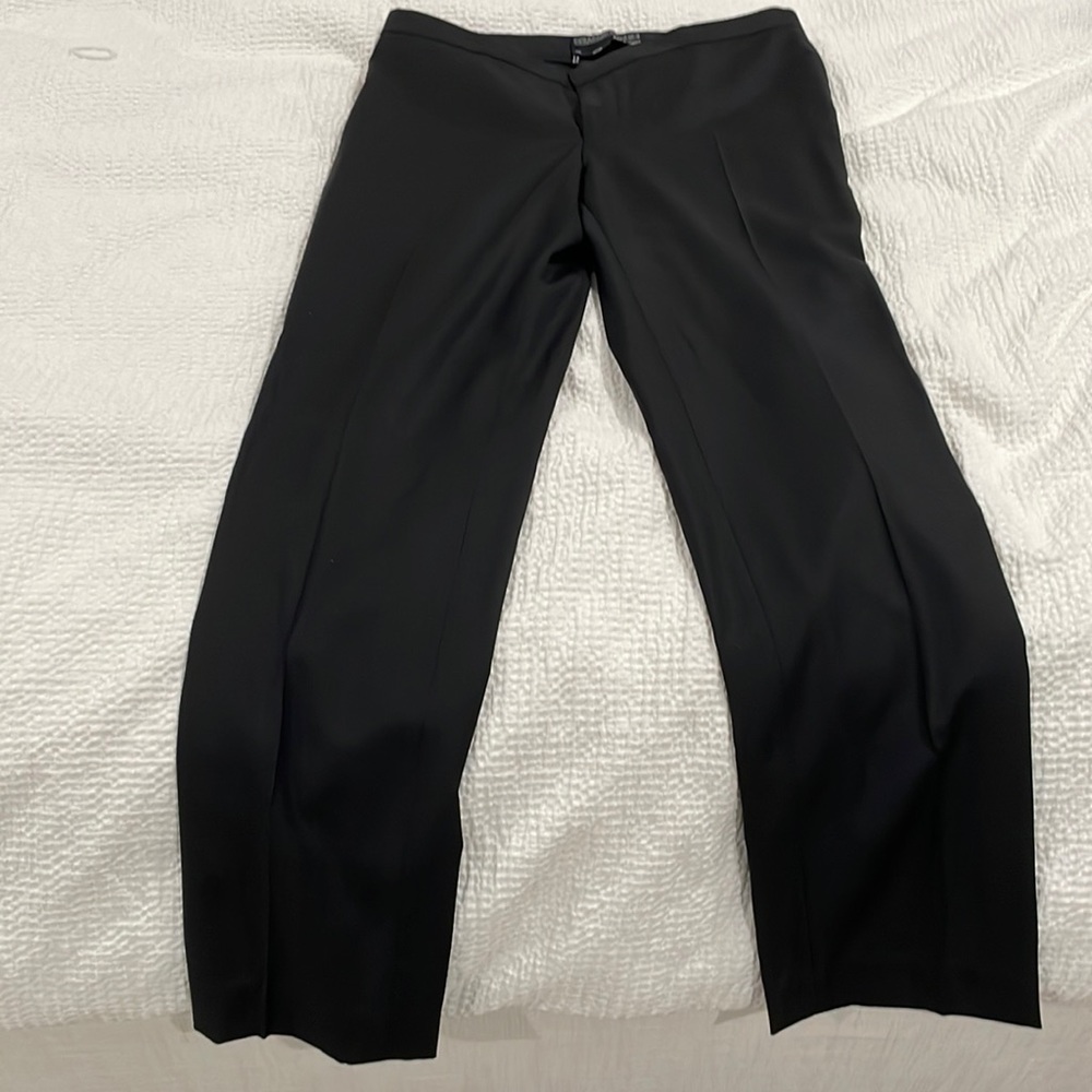 The kooples black satin line tuxedo dress pants size 50/ large